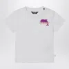 K-way White Pete Dolphin T-shirt In White