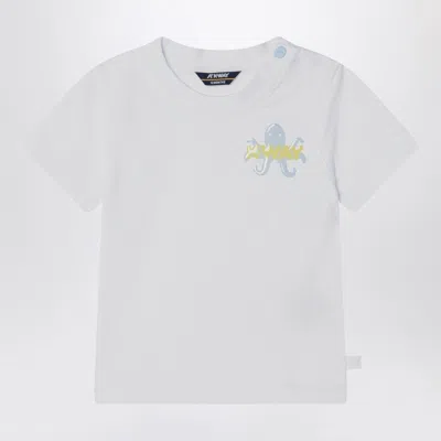 K-way White Pete Octopus T-shirt