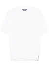 K-way White 'pleyne' Polo Shirt In Cotton Short-sleeves In White