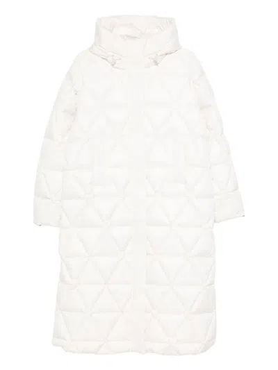 K-WAY WHITE QUILTED JACKET