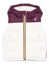 K-way P. Le Vrai 3.0 Orlan Heavy Warm Gilet In Purple