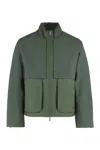 K-way X Antheo Panelled Wool Jacket In Green