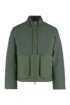 K-way X Antheo Panelled Wool Jacket In Green