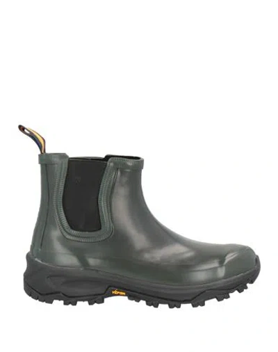 K-way Woman Ankle Boots Dark Green Size 10 Rubber