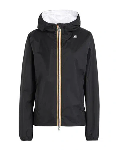 K-WAY K-WAY WOMAN JACKET BLACK SIZE XL RECYCLED NYLON