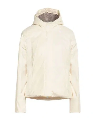 K-way Woman Jacket Ivory Size Xl Polyamide In White