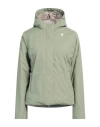 K-way Woman Jacket Sage Green Size Xl Polyamide