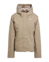 K-way Woman Jacket Taupe Size Xl Polyamide In Grey