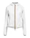 K-way Woman Jacket White Size L Polyester, Polyurethane