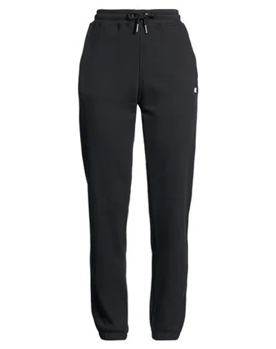 K-way Woman Pants Black Size L Cotton, Polyamide