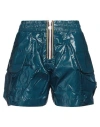 K-way Woman Shorts & Bermuda Shorts Deep Teal Size M Polyamide In Green