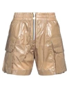 K-way Woman Shorts & Bermuda Shorts Khaki Size M Polyamide In Beige
