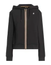 K-way Woman Sweatshirt Black Size Xl Cotton