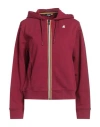 K-way Woman Sweatshirt Garnet Size Xl Cotton