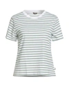 K-way Chic White Contrast Detail Tee