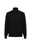 K-way Wool Turtleneck In Black
