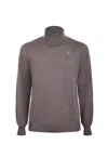 K-way Henry Turtleneck Pullover In Brown