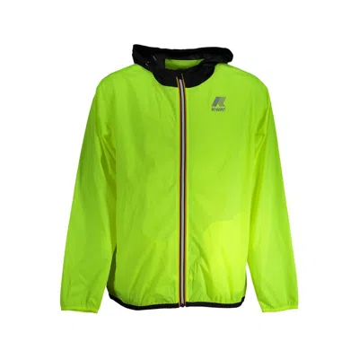 K-way Yellow Polyamide Jacket In Green