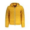 K-way Yellow Polyamide Men Jacket In Yellow