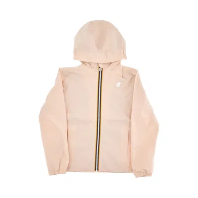 K-way Ylon 'marguerite' Jacket Kids In Pink