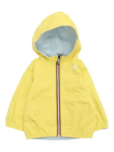 K-way Zip-fastening Hooded Jacket In Pink