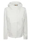 K-way Zip-fastening Jacket In White