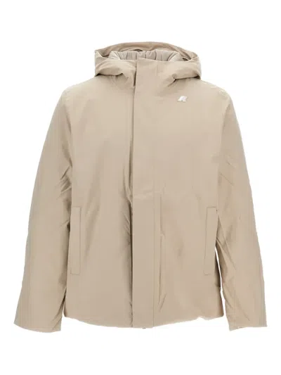 K-WAY ZIP-FASTENING PADDED JACKET