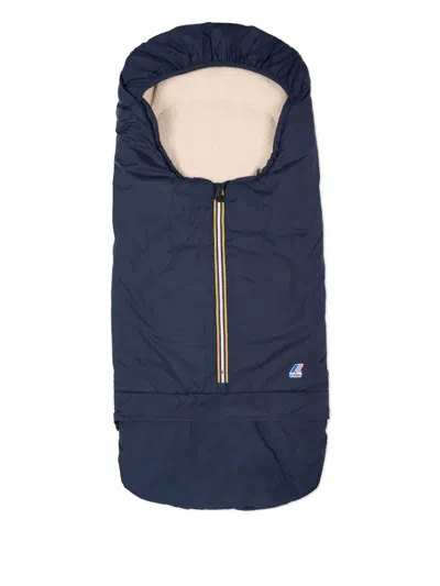 K-way Zip Fastening Sleep Bag In Blue