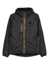 K-way Zip Hooded Jacket In Black