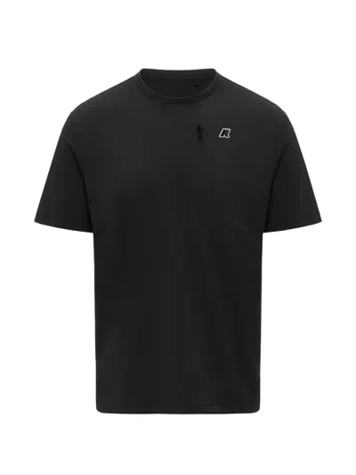 K-way Zip Pocket T-shirt In Black