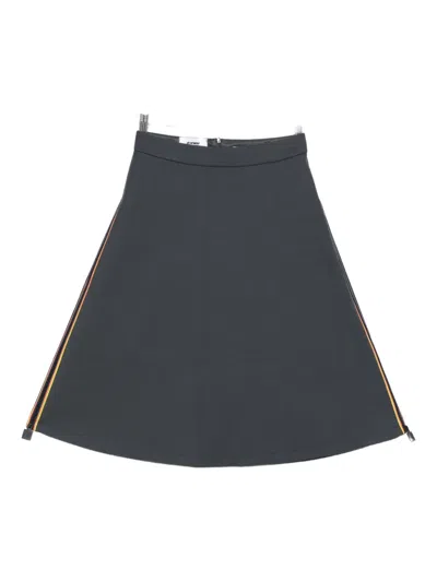K-way Zip-trim Skirt In Multi