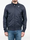 K-way Zip-up Bomber Jacket In Blue