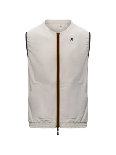 K-way Zip-up Coat In Neutral