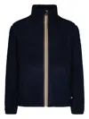 K-way Giubbino Pascal Sherpa Polar Double Blue Depth In Blue