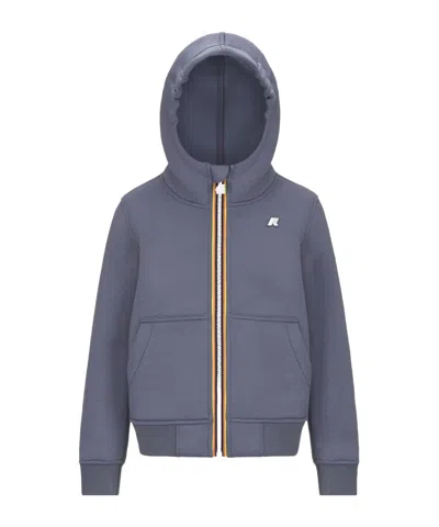 K-way Zip-up Hooded Casual Jacket In Gray