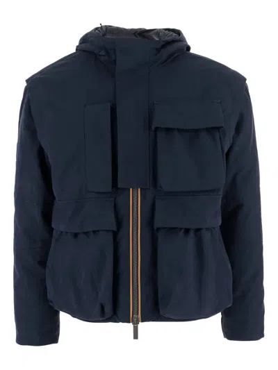 K-WAY ZIP-UP HOODED JACKET