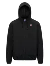 K-way Zip-up Hoodie In Black