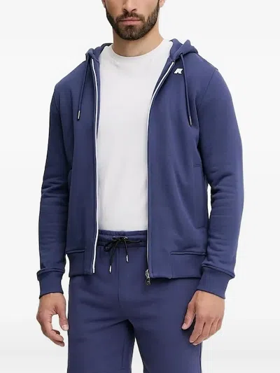 K-way Zip-up Hoodie In Blue