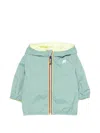 K-way Zip-up Jacket In Blue