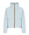 K-way K Way Aubette Memory Touch Blue Baby Jacket In Blue