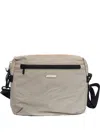 K-way Zipped Messenger Bag In Neutral