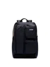 K-way Zipped Pocket Backpack In Blue
