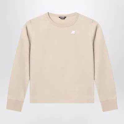 K-way Kids' K Way Beige Cotton Elmer T Shirt