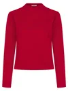 K-win London Women's Timeless Red Mock-neck Top In Red