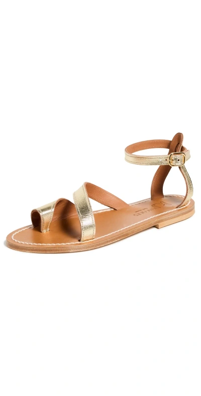 K.jacques Anaella Sandals Lame Platine