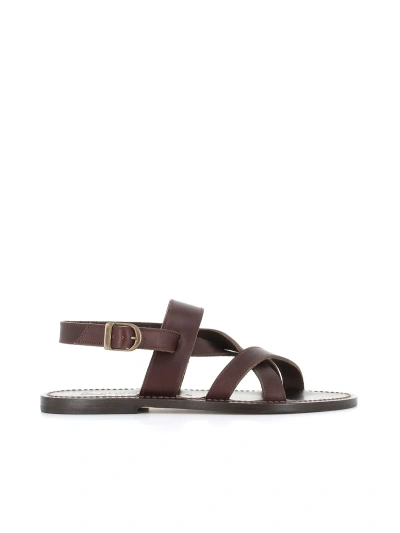 K.jacques Sandal Jonas In Brown