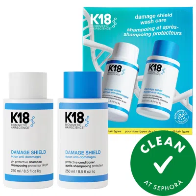 K18 Biomimetic Hairscience Damage Shield Ph Protective Shampoo & Conditioner Duo Gift Set