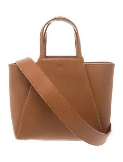 Pre-owned Kaai Leather Top Handle Bag In Brown
