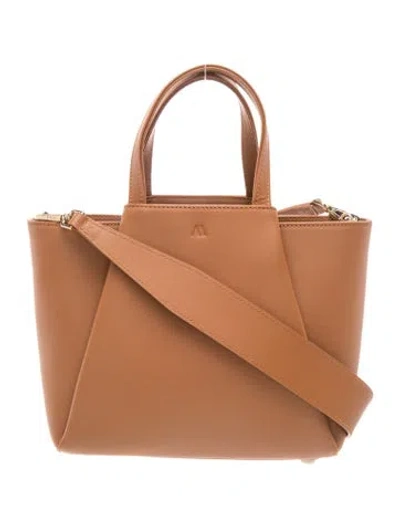 Pre-owned Kaai Leather Top Handle Bag W/ Tags In Brown