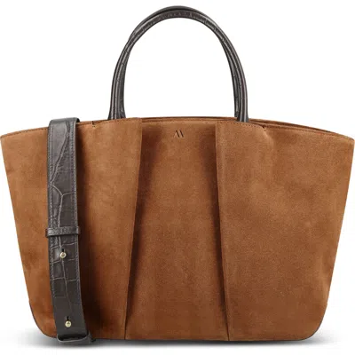 Kaai Mini Horizon Cross Body Bag In Brown